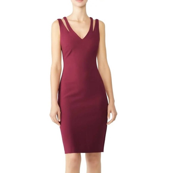 LIKELY Cruz Dress Maroon Purple {EE9} - Picture 1 of 4
